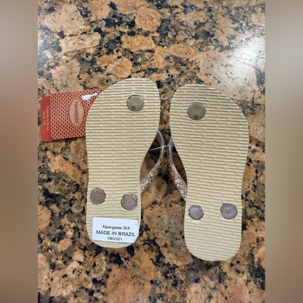 Havaianas kids/ toddler sand grey flip Flop Sandal - Picture 3 of 3